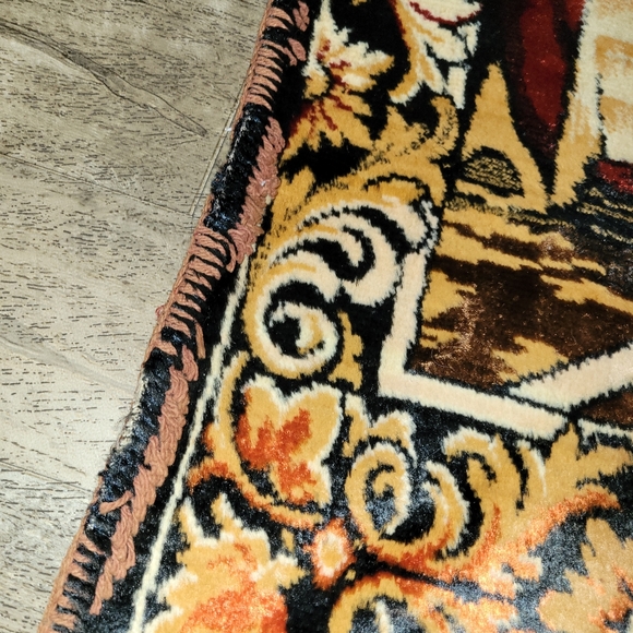 Vintage Last Supper velvet tapestry wall - Picture 3 of 14